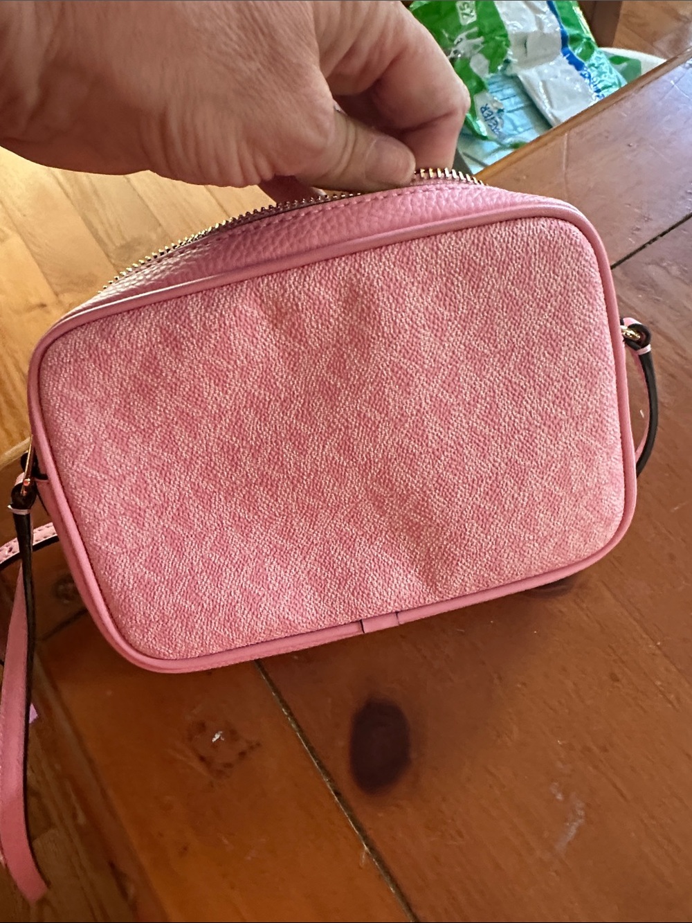 Michael Kors Pink Signature Logo Camera Crossbody - Picture 5 of 5